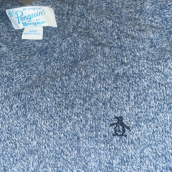 Penguin v-neck wool sweater - Picture 3 of 3